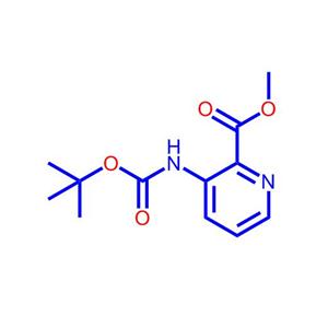 N-Boc-3-氨基吡啶-2-羧酸甲酯,Methyl3-((tert-butoxycarbonyl)amino)picolinate
