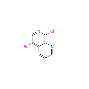 5-溴-8-氯-1,7-萘啶,5-BROMO-8-CHLORO-1,7-NAPHTHYRIDINE(MINIMUM