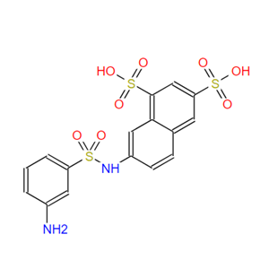 143683-20-9；7-[[（3-氨基苯基）磺酰基]氨基]-1,3-萘二磺酸