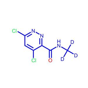 4,6-二氯-N-(甲基-d3)-3-哒嗪甲酰胺,4,6-Dichloro-N-(methyl-d3)-3-pyridazinecarboxamide