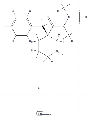 (3R)-3-苄基-3-甲酰三甲基肼基哌啶盐酸盐,3-Piperidinecarboxylic acid, 3-(phenylmethyl)-, trimethylhydrazide,dihydrochloride, (3R)-