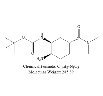 (1S,2R,5R)-2-氨基-5-[(二甲基氨基)羰基]环己基] 氨基甲酸叔丁酯,tert-butyl ((1S,2R,5R)-2-amino-5-(dimethylcarbamoyl)cyclohexyl)carbamate
