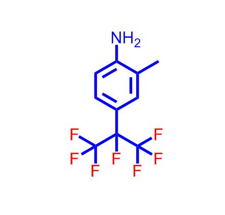 2-甲基-4-七氟异丙基苯胺,2-methyl-4-（1,1,1,2,3,3,3-heptafluoro-2-propyl）aniline