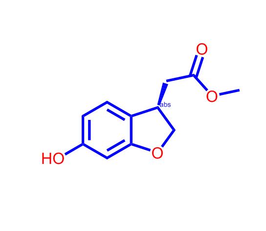 (S)2,3-二氢-6-羟基-3-香豆酮乙酸甲酯,(S)-(6-Hydroxy-2,3-dihydrobenzofuran-3-yl)acetic Acid Methyl Ester