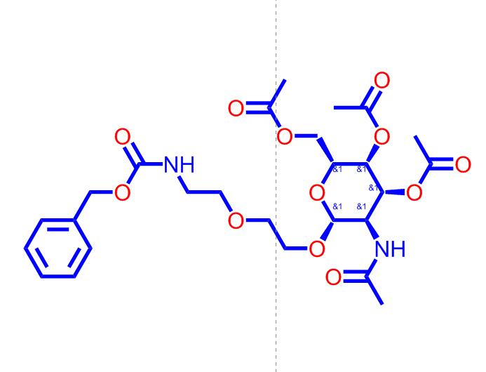 （N-Cbz氨基乙氧基）乙基-1，半乳糖胺四乙酸酯