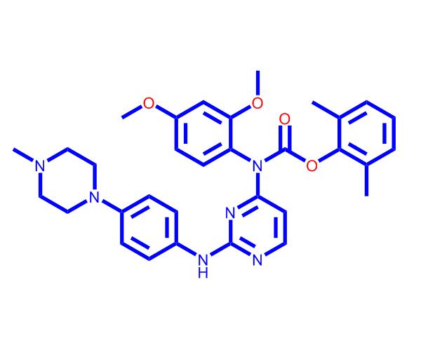 (2,4-二甲氧基苯基)(2-((4-(4-甲基哌嗪-1-基)苯基)氨基)嘧啶-4-基)氨基甲酸-2,6-二甲基苯酯,2,6-Dimethylphenyl(2,4-dimethoxyphenyl)(2-((4-(4-methylpiperazin-1-yl)phenyl)amino)pyrimidin-4-yl)carbamate