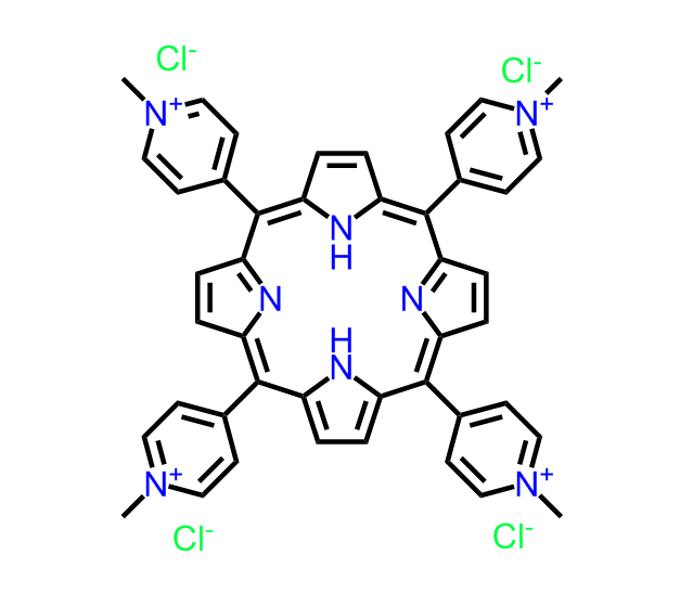 5,10,15,20-四(1-甲基吡啶鎓-4-基)卟啉四氯化物,5,10,15,20-Tetrakis(1-methylpyridinium-4-yl)porphyrin tetrachloride