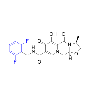 卡替拉韦杂质24,(3S,11aR)-N-(2,6-difluorobenzyl)-6-hydroxy-3-methyl-5,7-dioxo-2,3,5,7,11,11a-hexahydrooxazolo[3,2-a]pyrido[1,2-d]pyrazine-8-carboxamide