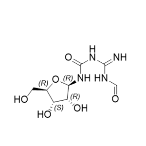 阿扎胞苷杂质03,N-(N-(((2R,3R,4S,5R)-3,4-dihydroxy-5-(hydroxymethyl)tetrahydrofuran-2-yl)carbamoyl)carbamimidoyl)formamide