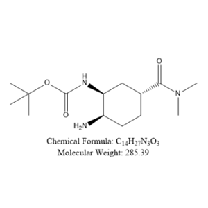(1S,2R,5R)-2-氨基-5-[(二甲基氨基)羰基]环己基] 氨基甲酸叔丁酯,tert-butyl ((1S,2R,5R)-2-amino-5-(dimethylcarbamoyl)cyclohexyl)carbamate