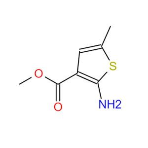 2-氨基-5-甲基噻吩-3-羧酸甲酯；19369-53-0