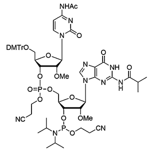 [5'-O-DMTr-2'-OMe-C(Ac)](pCyEt)[2'-O-Me-G(iBu)-3'-CE-Phosphoramidite]