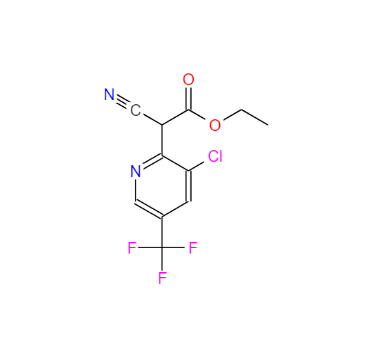 2-[3-氯-5-(三氟甲基)吡啶-2-基]-2-氰基乙酸乙酯,Ethyl 2-[3-chloro-5-(trifluoromethyl)-2-pyridyl]-2-cyanoacetate
