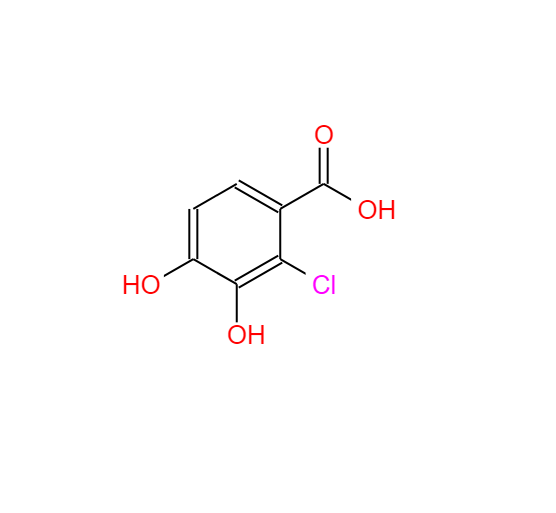 2-氯-3,4-羟基苯甲酸,2-chloro-3,4-dihydroxybenzoic acid