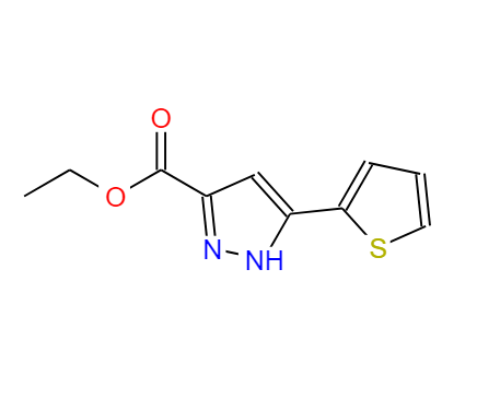 3-(噻吩-2-基)-1H-吡唑-5-羧酸乙酯,Ethyl 5-thien-2-yl-1H-pyrazole-3-carboxylate
