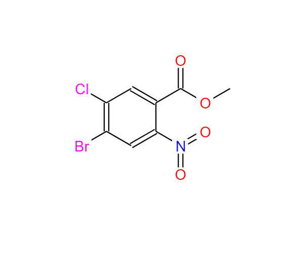 2-硝基-4-溴-5-氯苯甲酸甲酯,2-Nitro-4-bromo-5-chlorobenzoic acid methyl ester