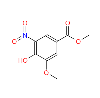4-羟基-3-甲氧基-5-硝基-苯甲酸甲酯,Methyl 4-hydroxy-3-methoxy-5-nitrobenzenecarboxylate