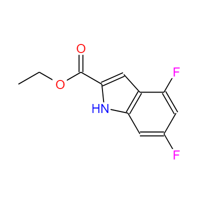 4,6-二氟-1H-吲哚-2-羧酸乙酯,4,6-DIFLUOROINDOLE-2-ETHYL CARBOXYLATE