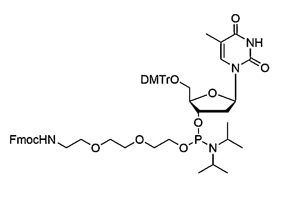 dT-PEG2-NH-Fmoc Phosphoramidite,dT-PEG2-NH-Fmoc Phosphoramidite