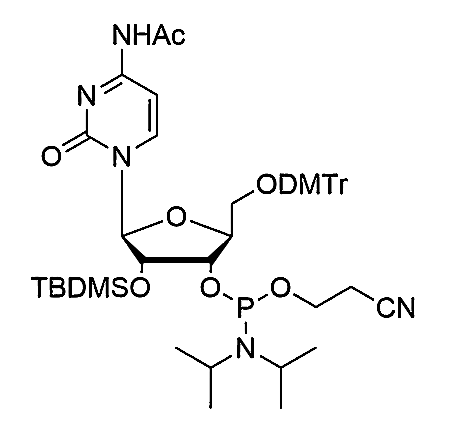 5'-O-DMTr-2'-O-TBDMS-L-C(Ac)-3'-CE-Phosphoramidite,5'-O-DMTr-2'-O-TBDMS-L-C(Ac)-3'-CE-Phosphoramidite