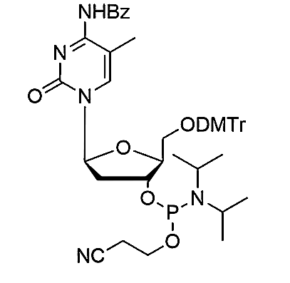 5'-O-DMTr-β-L-5-Me-dC(Bz)-3'-CE-Phosphoramidite,5'-O-DMTr-β-L-5-Me-dC(Bz)-3'-CE-Phosphoramidite