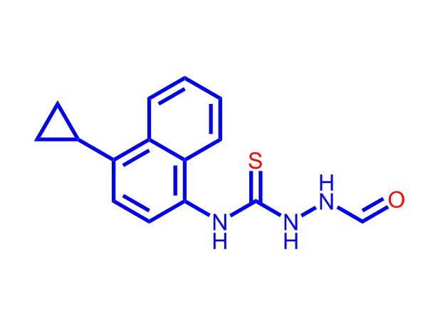 N-(4-环丙基-1-萘基)-2-甲酰基肼基硫代甲酰胺,3-(4-cyclopropylnaphthalen-1-yl)-1-formylaminothiourea