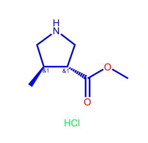 反式-4-甲基吡咯烷-3-羧酸甲酯鹽酸鹽,Trans-methyl-4-methylpyrrolidine-3-carboxylatehydrochloride