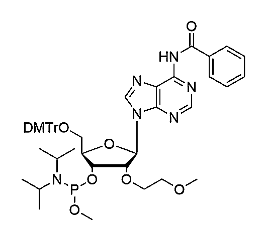5'-O-DMTr-2'-O-MOE-A(Bz)-3'-Methoxy-phosphoramidite,5'-O-DMTr-2'-O-MOE-A(Bz)-3'-Methoxy-phosphoramidite