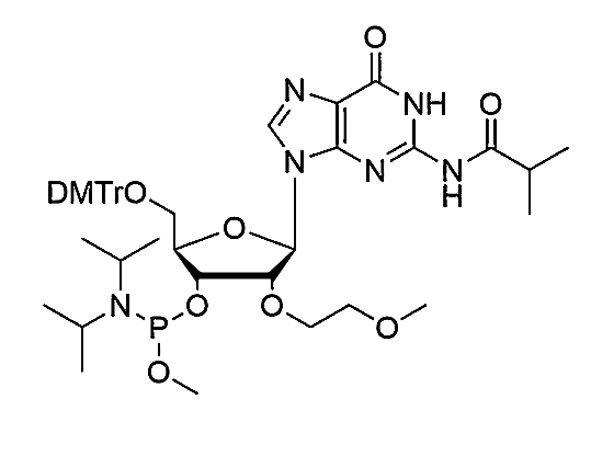 5'-O-DMTr-2'-O-MOE-G(iBu)-3'-Methoxy-phosphoramidite,5'-O-DMTr-2'-O-MOE-G(iBu)-3'-Methoxy-phosphoramidite