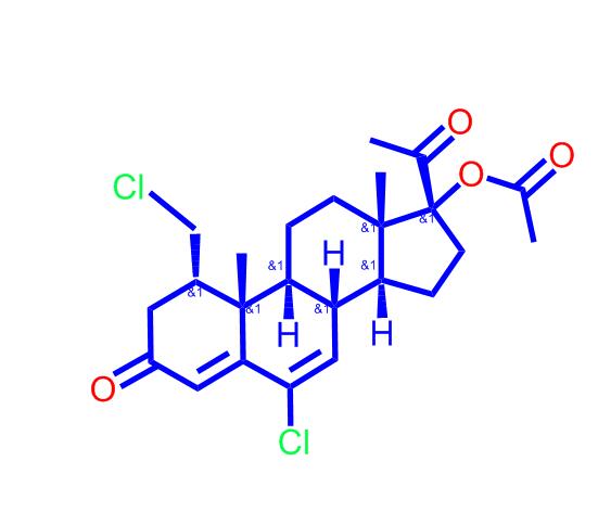 6-氯-1a-氯甲基-17-羟基孕甾-4,6-二烯-3,20-二酮醋酸酯,1-Chloromethyl-6-choro-6-dehydro-17-alpha-aceoxyprogesteron