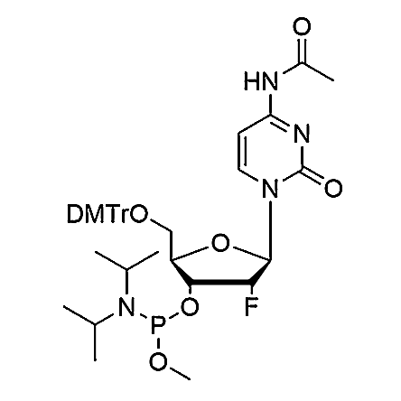 5'-O-DMTr-2'-F-dC(Ac)-3'-Methoxy-phosphoramidite,5'-O-DMTr-2'-F-dC(Ac)-3'-Methoxy-phosphoramidite