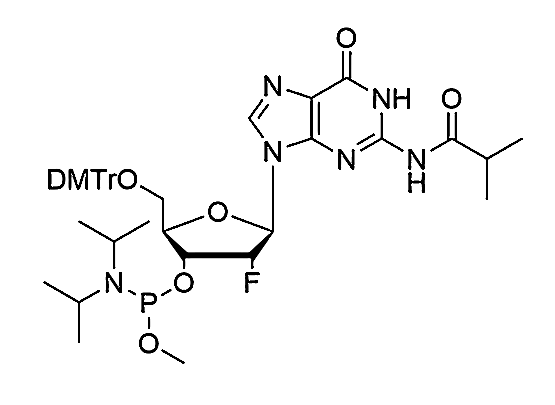 5'-O-DMTr-2'-F-dG(iBu)-3'-Methoxy-phosphoramidite,5'-O-DMTr-2'-F-dG(iBu)-3'-Methoxy-phosphoramidite