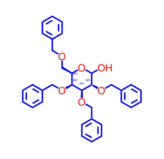 2,3,4,6-四-O-(苯基甲基)-D-吡喃半乳糖,2,3,4,6-TETRA-O-BENZYL-D-GALACTOPYRANOSE