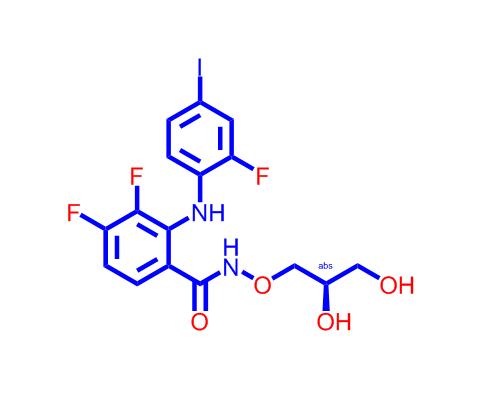 N-[(2R)-2,3-二羟基丙氧基]-3,4-二氟-2-[(2-氟-4-碘苯)氨基]苯甲酰胺,(R)-N-(2,3-dihydroxypropoxy)-3,4-difluoro-2-(2-fluoro-4-iodophenylamino)benzamide