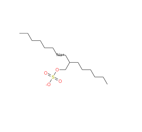 2-己基-1-癸醇硫酸氢酯,sodium (2-hexyldecyl) sulphate