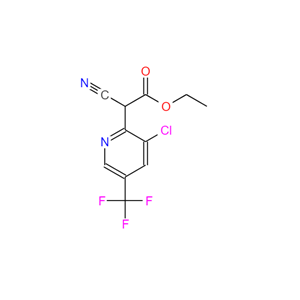 2-[3-氯-5-(三氟甲基)吡啶-2-基]-2-氰基乙酸乙酯,Ethyl 2-[3-chloro-5-(trifluoromethyl)-2-pyridyl]-2-cyanoacetate