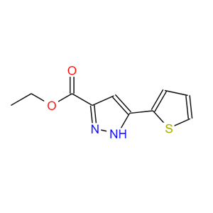 3-(噻吩-2-基)-1H-吡唑-5-羧酸乙酯；121195-03-7