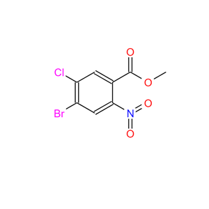 2-硝基-4-溴-5-氯苯甲酸甲酯,2-Nitro-4-bromo-5-chlorobenzoic acid methyl ester