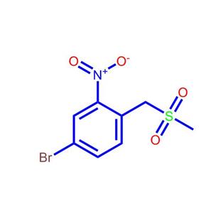 4-溴-1-((甲基磺酰基)甲基)-2-硝基苯,4-Bromo-1-((methylsulfonyl)methyl)-2-nitrobenzene