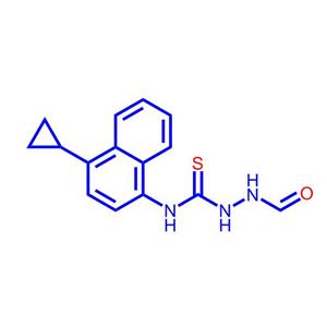 N-(4-环丙基-1-萘基)-2-甲酰基肼基硫代甲酰胺1533519-86-6