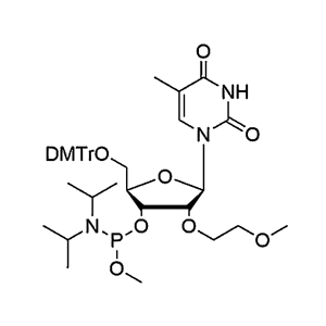 5'-O-DMTr-2'-O-MOE-5-Me-U-3'-Methoxy-phosphoramidite