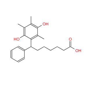 7-(2,5-二羟基-3,4,6-三甲基苯基)-7-苯基庚酸,7-(2,5-Dihydroxy-3,4,6-triMethylphenyl)-7-phenylheptanoic acid