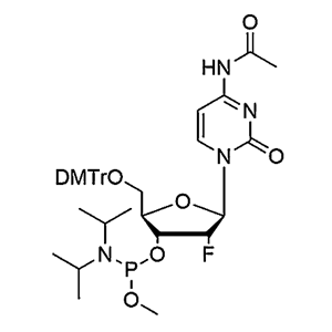 5'-O-DMTr-2'-F-dC(Ac)-3'-Methoxy-phosphoramidite