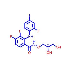 N-[(2R)-2,3-二羟基丙氧基]-3,4-二氟-2-[(2-氟-4-碘苯)氨基]苯甲酰胺,(R)-N-(2,3-dihydroxypropoxy)-3,4-difluoro-2-(2-fluoro-4-iodophenylamino)benzamide