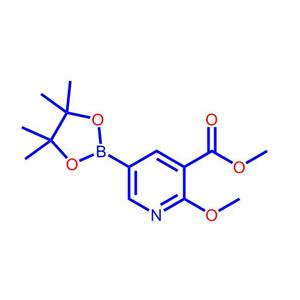 2-甲氧基-3-羧酸甲酯吡啶-5-硼酸频那醇酯,Methyl2-(methyloxy)-5-(4,4,5,5-tetramethyl-1,3,2-dioxaborolan-2-yl)-3-pyridinecarboxylate