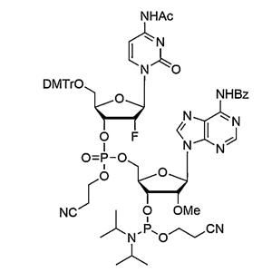 [5'-O-DMTr-2'-F-dC(Ac)](pCyEt)[2'-OMe-A(Bz)-3'-CE-Phosphoramidite]