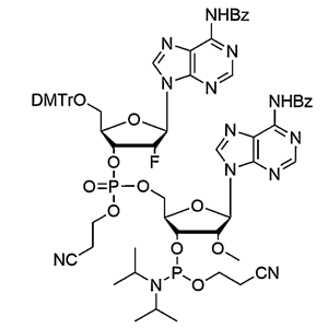 [5'-O-DMTr-2'-F-dA(Bz)](pCyEt)[2'-OMe-A(Bz)-3'-CE-Phosphoramidite]
