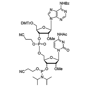 [5'-O-DMTr-2'-OMe-A(Bz)](pCyEt)[2'-O-Me-C(Ac)-3'-CE-Phosphoramidite]