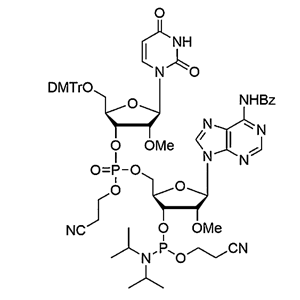 [5'-O-DMTr-2'-OMe-U](pCyEt)[5'-O-DMTr-2'-OMe-A(Bz)-3'-CE-Phosphoramidite]