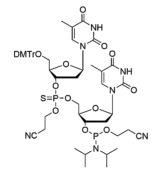 [5'-O-DMTr-2'-dT](P-thio-pCyEt)[2'-dT-3'-CE-Phosphoramidite],[5'-O-DMTr-2'-dT](P-thio-pCyEt)[2'-dT-3'-CE-Phosphoramidite]